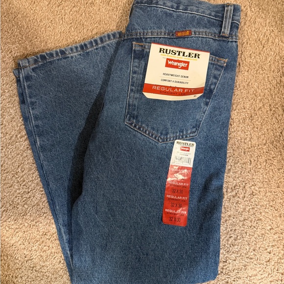 Rustler Other - SOLD NWT Vintage Rustler Men's Relaxed Fit 32×30 Blue Denim Jeans